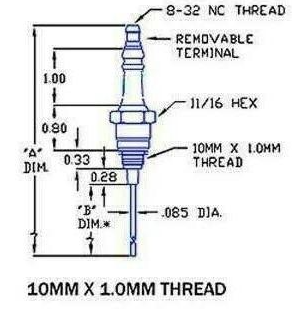 Flame Rod Replacement for Auburn I-10-25 (.22) and Eclipse 19782 - DDignition