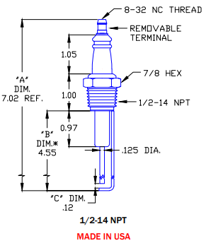 Gas Igniter Replacement for Auburn I-25, Crown CA23 and Eclipse 17396 - DDignition